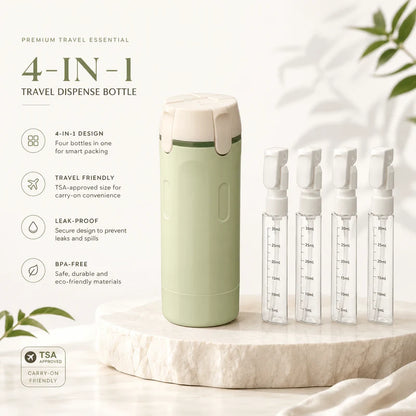 4 in 1 Travel Dispenser Bottle