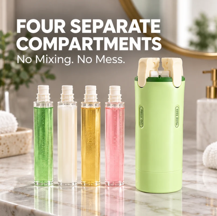 4 in 1 Travel Dispenser Bottle